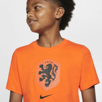 T-Shirt Nike Pays-Bas Logo Enfant Orange