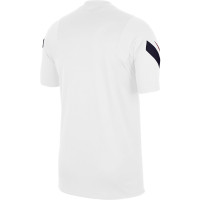 Nike Frankrijk Strike Trainingsshirt 2020-2022 Wit Donkerblauw