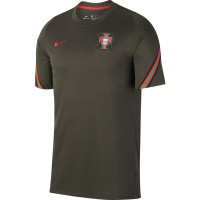 Nike Portugal Strike Maillot d'Entraînement 2020-2022 Vert Foncé Rouge