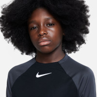 Chemise d'entraînement Nike Academy Pro pour enfants, noir et gris