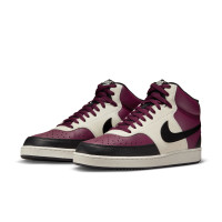 Nike Court Vision Mid Next Nature Sneakers Paars Zwart Wit