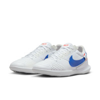 Nike Streetgato Straatvoetbalschoenen Wit Blauw Rood
