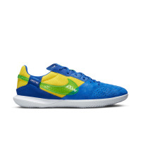 Nike Streetgato Chaussures de Foot Street Bleu Vert Jaune