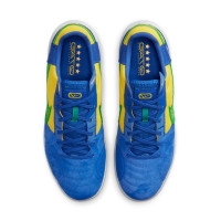 Nike Streetgato Straatvoetbalschoenen Blauw Groen Geel
