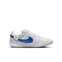 Nike Streetgato Chaussures de Foot Street Enfants Blanc Bleu Rouge