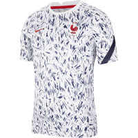Maillot d'entraînement pré-match Nike France 2020-2022 Blanc