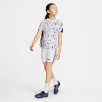 Nike Frankrijk Pre Match Trainingsshirt 2020 Wit Kids