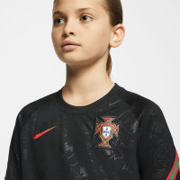 Nike Portugal Pre Match Maillot d'Entraînement 2020-2022 Enfant Noir Rouge