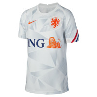 Nike Pays-Bas Pre Match Maillot d'Entraînement 2020-2022 Enfants Blanc
