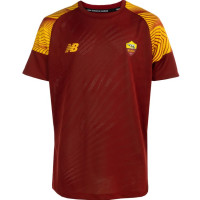 New Balance AS Roma Trainingsshirt 2022-2023 Kids Rood