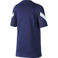 Nike Frankrijk Strike Trainingsshirt 2020 Donkerblauw Kids