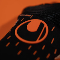 Uhlsport Speed Contact Supergrip+ Reflex Gants de Gardien de But Noir Blanc Orange