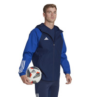 adidas Tiro 23 Competition Allweather Veste Bleu Foncé Bleu