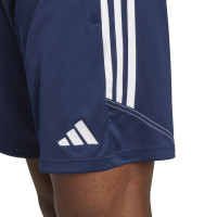 adidas Tiro 23 Club Short d'Entraînement Bleu Foncé Blanc