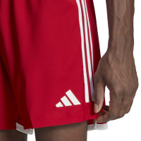 adidas Tiro 23 Competition Voetbalbroekje Rood Wit