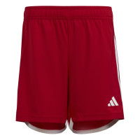 adidas Tiro 23 Competition Voetbalbroekje Kids Rood Wit