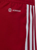 adidas Tiro 23 Competition Voetbalbroekje Kids Rood Wit