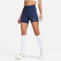 Pantalon coulissant Nike Pro Dri-Fit Strike pour femme bleu foncé blanc