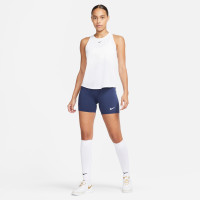 Pantalon coulissant Nike Pro Dri-Fit Strike pour femme bleu foncé blanc