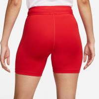 Pantalon de course Nike Pro Dri-Fit Strike pour femme rouge et blanc