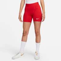 Pantalon de course Nike Pro Dri-Fit Strike pour femme rouge et blanc