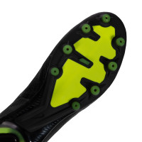 Nike Zoom Mercurial Superfly 9 Pro Gazon Naturel Chaussures de Foot (AG) Noir Gris Néon Jaune