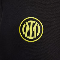 Nike Inter Milan GFA Fleece Survêtement 2022-2023 Enfants Noir Jaune Bleu Vif