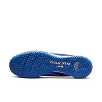 Nike Zoom Mercurial Vapor 15 Academy CR7 Chaussures de Foot en Salle (IN) Blanc Bleu Bronze