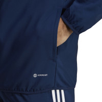 adidas Tiro 23 League Veste Coupe-Vent Bleu Foncé Blanc
