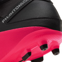 Nike Phantom VSN 2 Club DF Gras / Kunstgras Voetbalschoenen (MG) Kids Roze Zwart