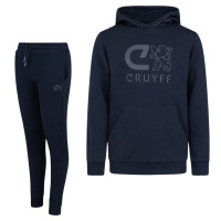 Cruyff Do Survêtement Sweat à Capuche Enfants Bleu Foncé