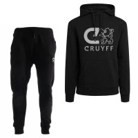 Cruyff Do Survêtement Sweat à Capuche Enfants Noir Argent