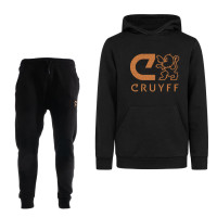 Cruyff Do Survêtement Sweat à Capuche Enfants Noir Bronze