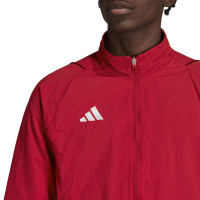 adidas Tiro 23 Competition Présentation Veste d'Entraînement Rouge Blanc