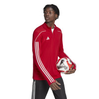 adidas Tiro 23 League Haut d'Entraînement 1/4-Zip Rouge Blanc