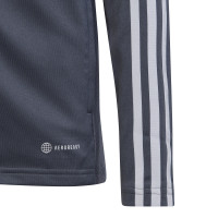 adidas Tiro 23 League Trainingsjack Kids Donkergrijs Wit
