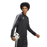 adidas Tiro 23 Club Trainingstrui 1/4-Zip Zwart Wit