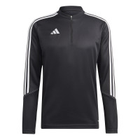 adidas Tiro 23 Club Trainingstrui 1/4-Zip Zwart Wit