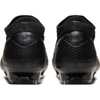 Nike Phantom VSN 2 Elite DF Gras Voetbalschoenen (FG) Zwart Zwart