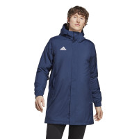adidas Entrada 22 Parka Bleu Foncé Blanc