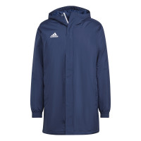 adidas Entrada 22 Parka Bleu Foncé Blanc