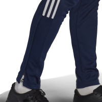 Survêtement à fermeture éclair intégrale adidas Tiro 21 bleu foncé et blanc
