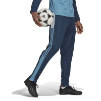 Pantalon d'entraînement adidas Tiro Track bleu foncé bleu clair