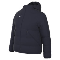 Veste d'automne Nike Therma-Fit Academy Pro pour femme Bleu foncé Blanc