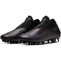 Nike Phantom VSN 2 Pro DF Gras Voetbalschoenen (FG) Zwart Zwart