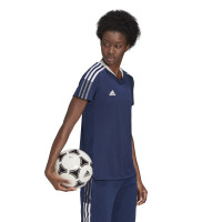 Maillot de football adidas Tiro 21 pour femme bleu foncé et blanc