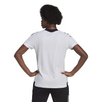 Maillot de football adidas Tiro 21 pour femme, blanc et noir
