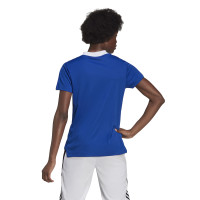 Maillot de football adidas Tiro 21 bleu blanc pour femme