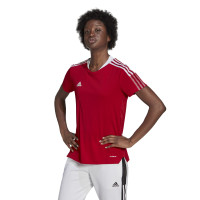 Maillot de football adidas Tiro 21 pour femme, rouge et blanc