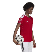 Maillot de football adidas Tiro 21 pour femme, rouge et blanc